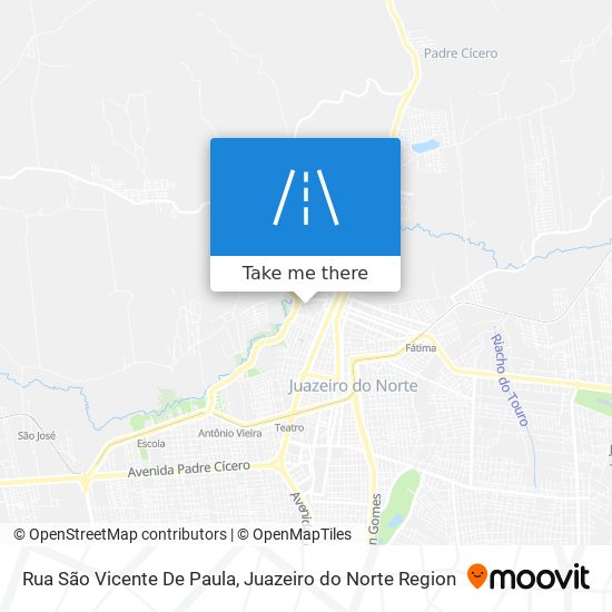 Rua São Vicente De Paula map