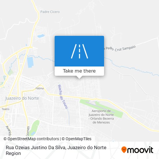 Rua Ozeias Justino Da Silva map