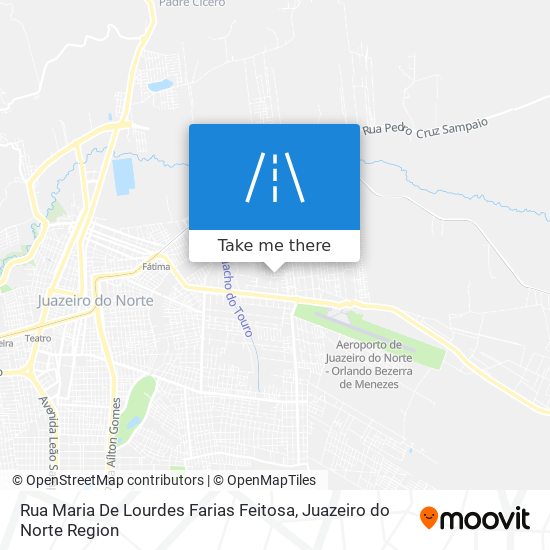 Mapa Rua Maria De Lourdes Farias Feitosa