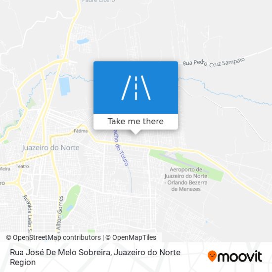 Mapa Rua José De Melo Sobreira
