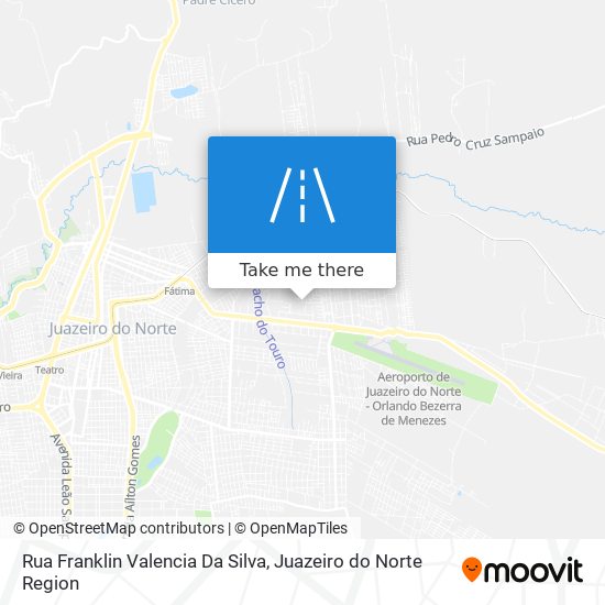 Mapa Rua Franklin Valencia Da Silva