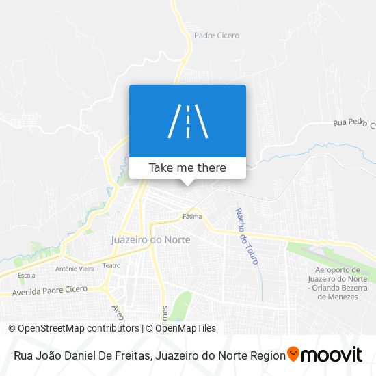 Mapa Rua João Daniel De Freitas