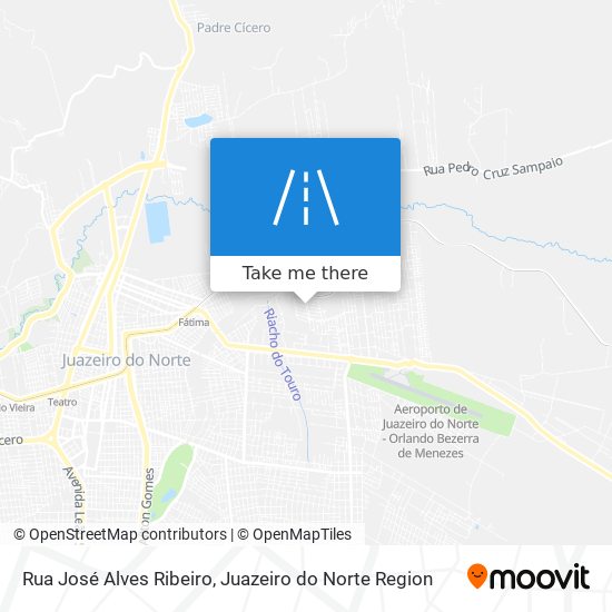 Mapa Rua José Alves Ribeiro