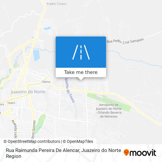 Mapa Rua Raimunda Pereira De Alencar