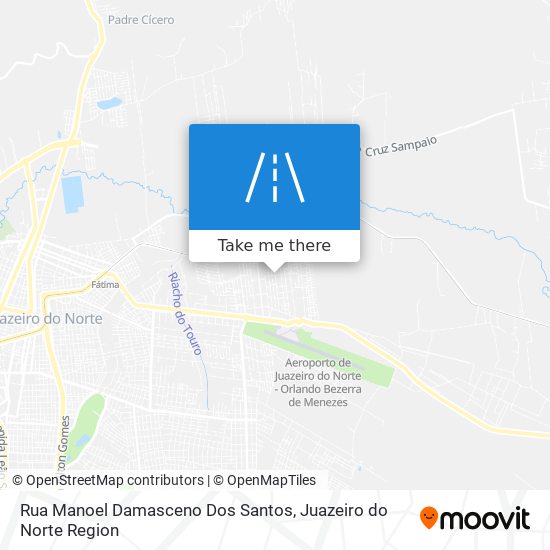 Mapa Rua Manoel Damasceno Dos Santos