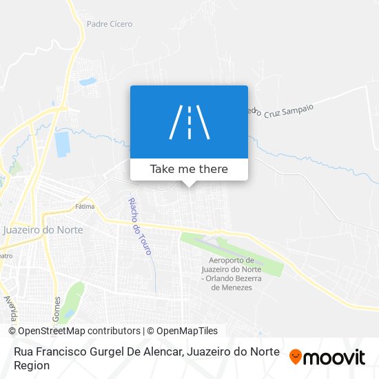 Mapa Rua Francisco Gurgel De Alencar
