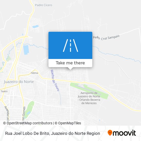 Mapa Rua Joel Lobo De Brito