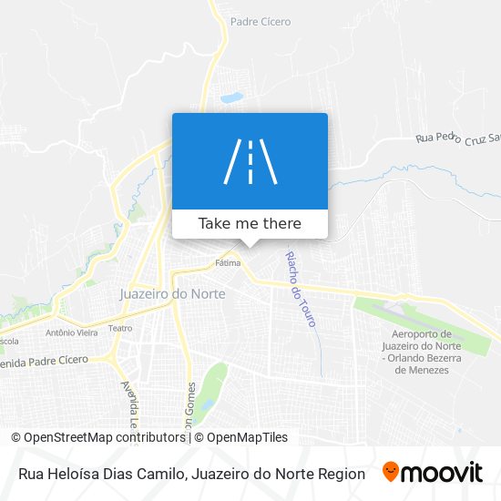 Mapa Rua Heloísa Dias Camilo