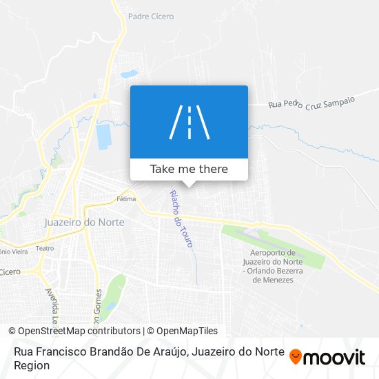 Mapa Rua Francisco Brandão De Araújo