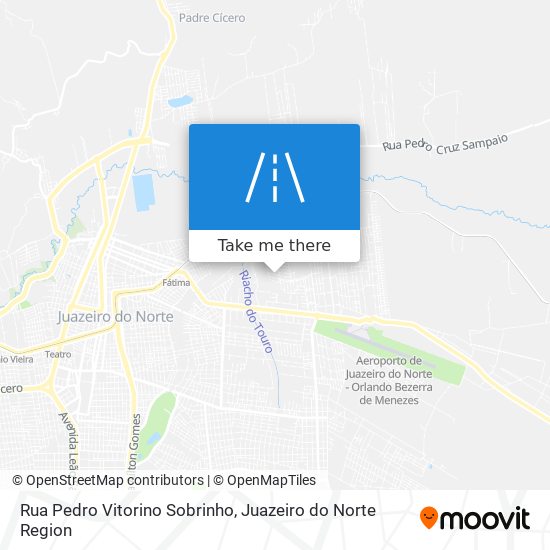 Mapa Rua Pedro Vitorino Sobrinho