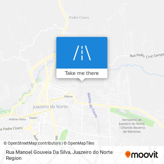 Mapa Rua Manoel Gouveia Da Silva