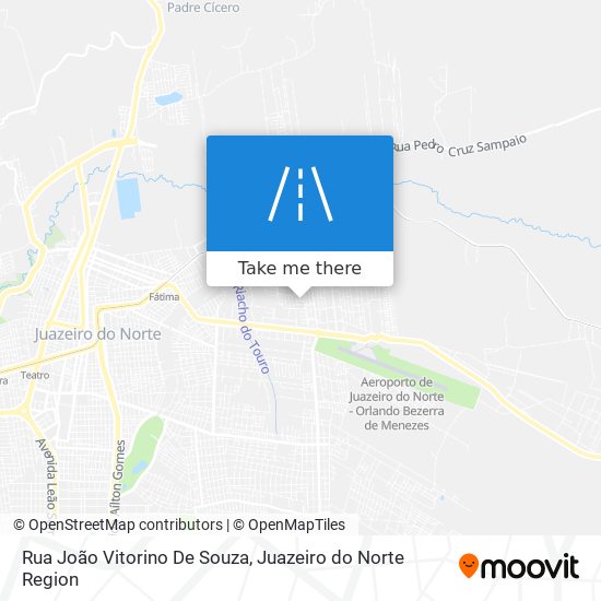 Rua João Vitorino De Souza map