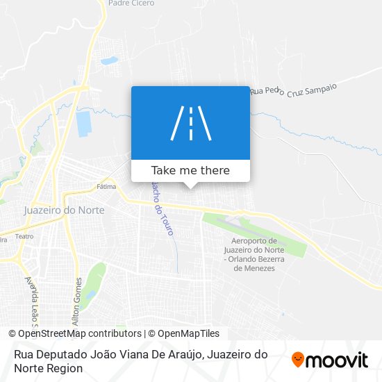 Mapa Rua Deputado João Viana De Araújo