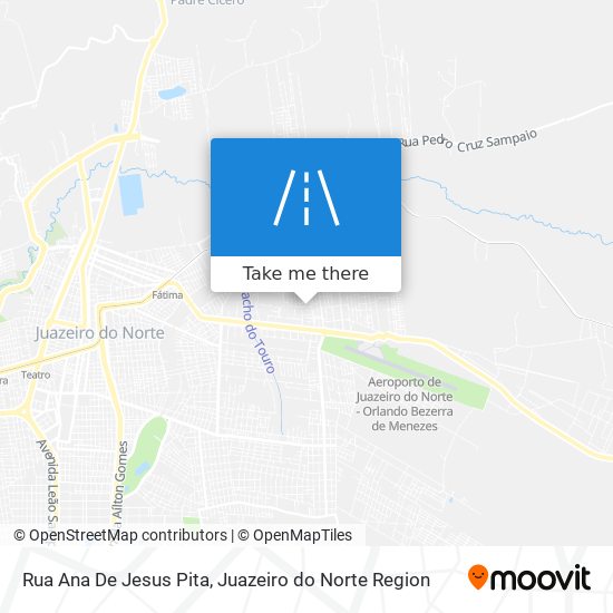 Mapa Rua Ana De Jesus Pita