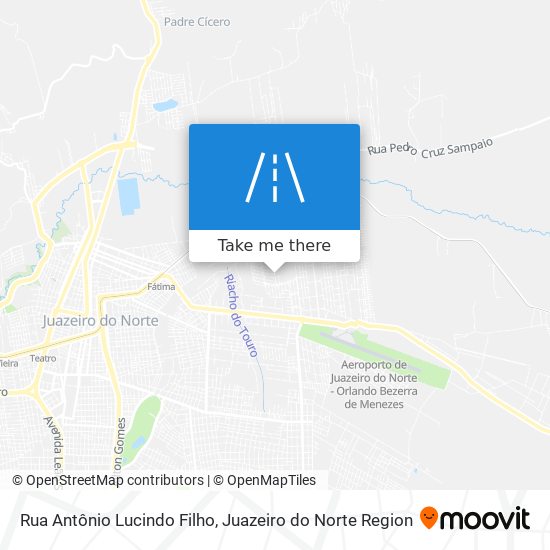 Rua Antônio Lucindo Filho map