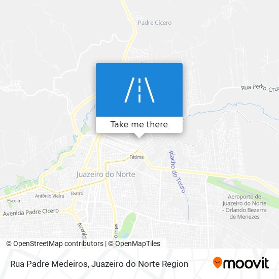 Rua Padre Medeiros map