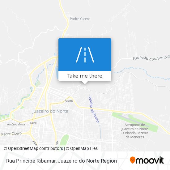 Rua Principe Ribamar map