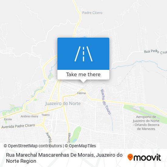 Mapa Rua Marechal Mascarenhas De Morais