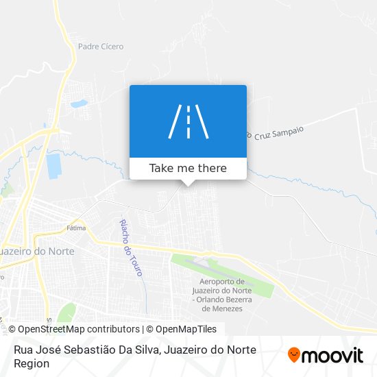 Mapa Rua José Sebastião Da Silva