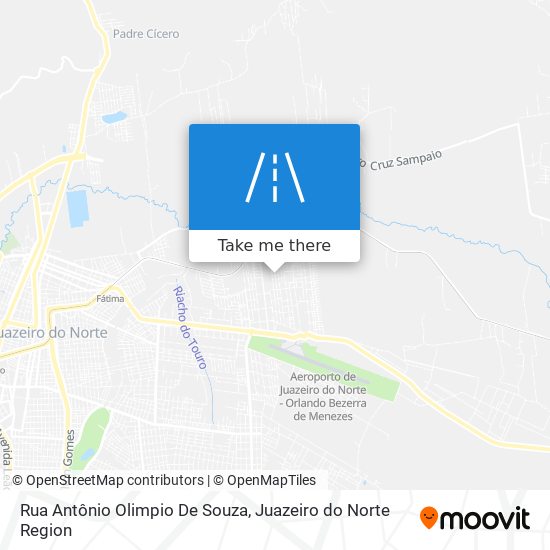 Mapa Rua Antônio Olimpio De Souza