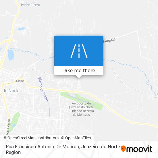 Mapa Rua Francisco Antônio De Mourão