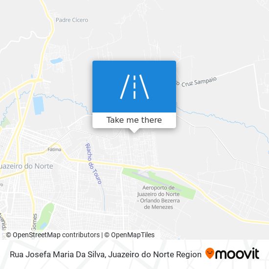 Mapa Rua Josefa Maria Da Silva