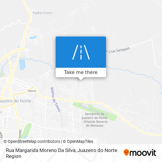 Mapa Rua Margarida Moreno Da Silva