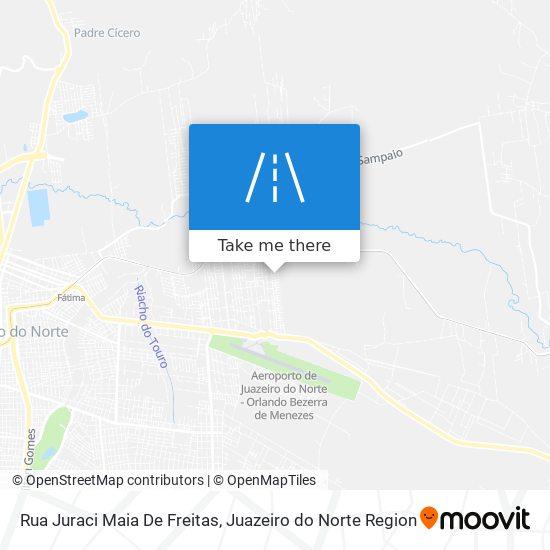 Mapa Rua Juraci Maia De Freitas