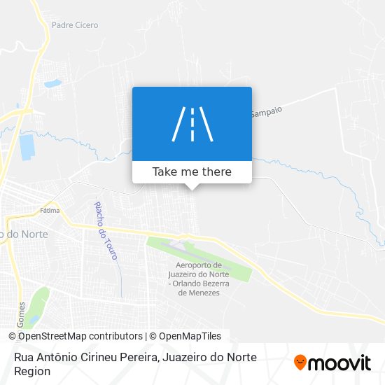 Mapa Rua Antônio Cirineu Pereira