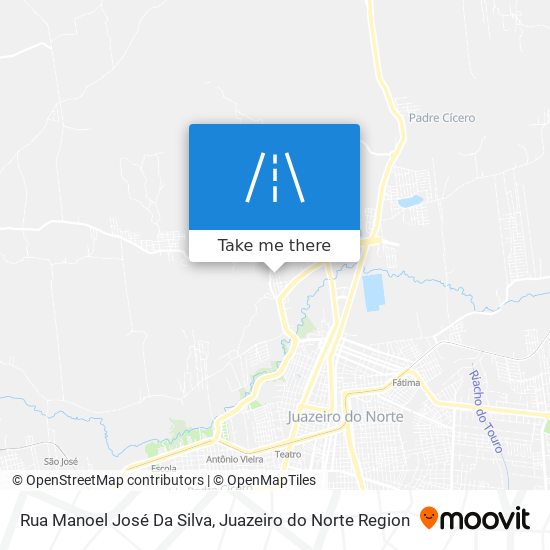 Mapa Rua Manoel José Da Silva