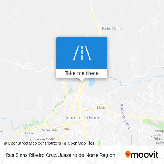 Rua Sinha Ribeiro Cruz map