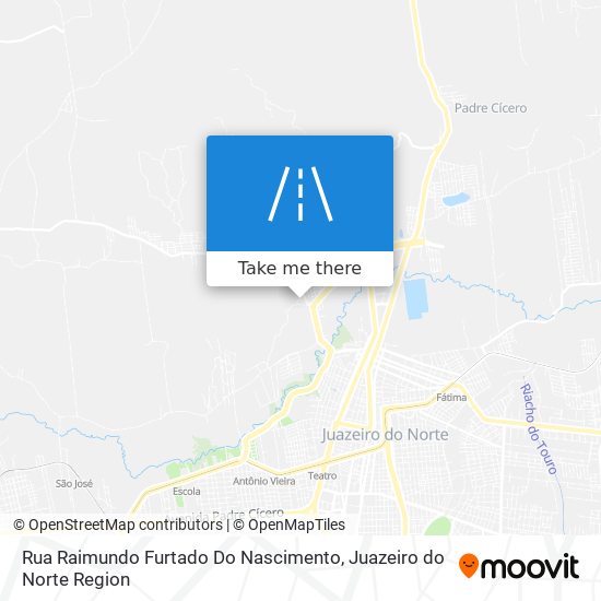 Mapa Rua Raimundo Furtado Do Nascimento