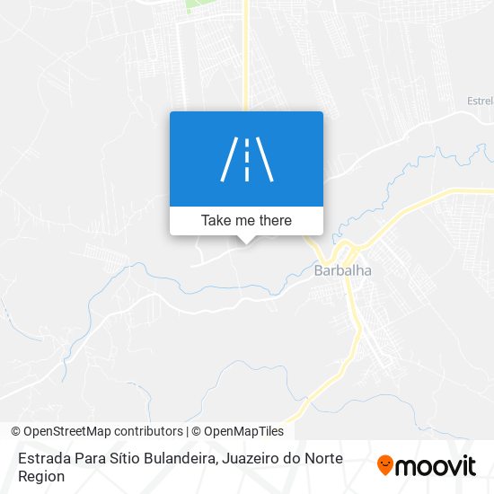 Estrada Para Sítio Bulandeira map