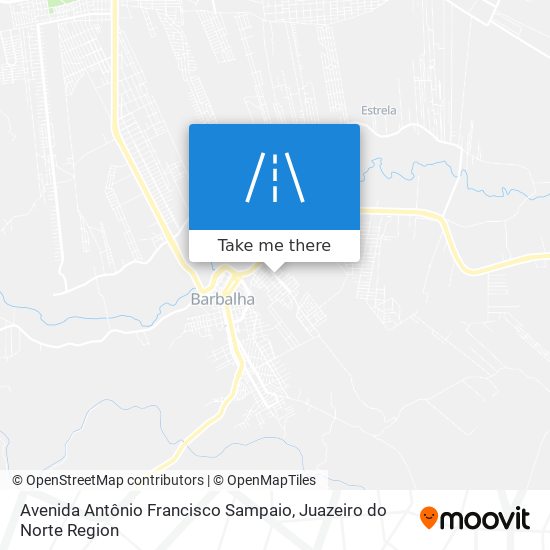 Avenida Antônio Francisco Sampaio map