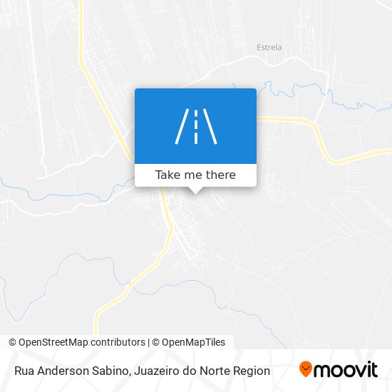 Mapa Rua Anderson Sabino