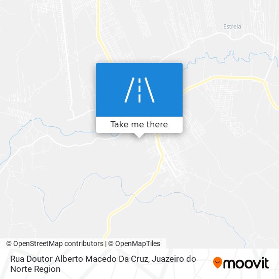Mapa Rua Doutor Alberto Macedo Da Cruz