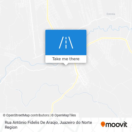 Mapa Rua Antônio Fidelis De Araújo