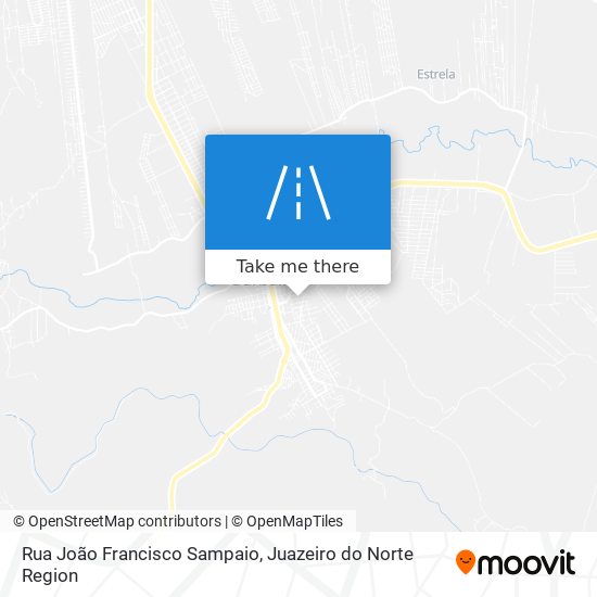 Rua João Francisco Sampaio map