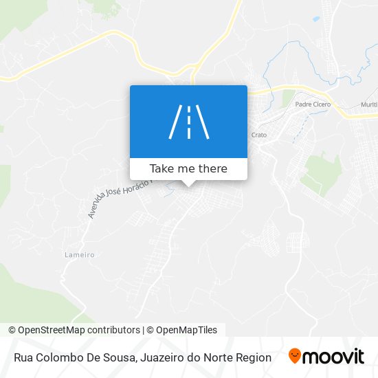 Rua Colombo De Sousa map