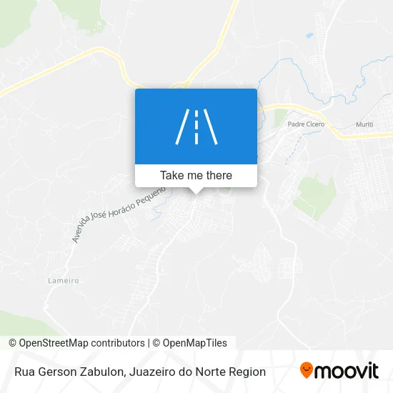 Rua Gerson Zabulon map