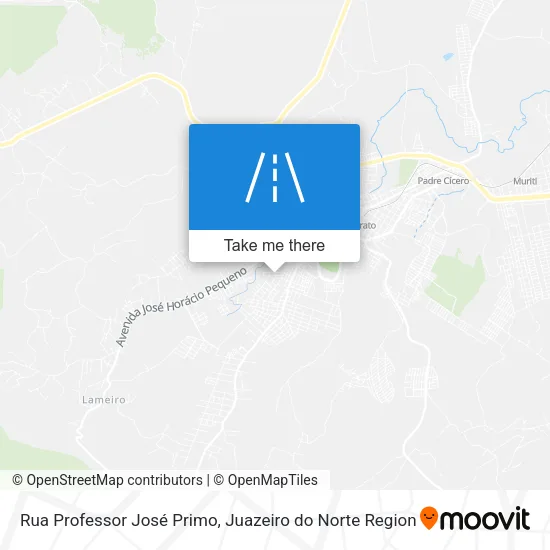 Rua Professor José Primo map