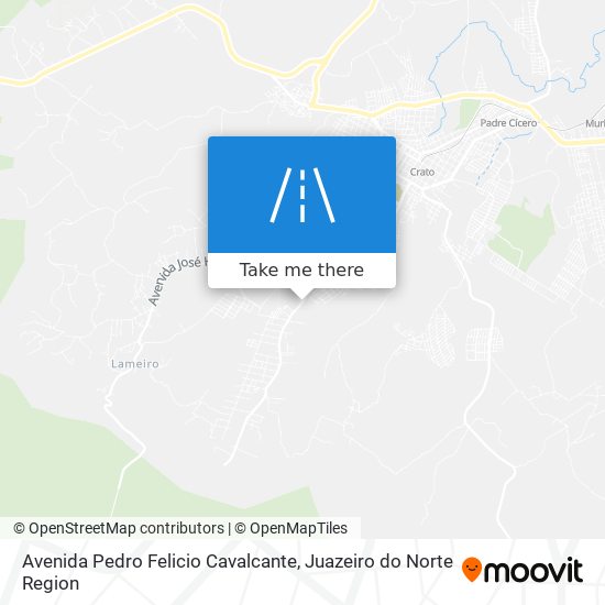 Mapa Avenida Pedro Felicio Cavalcante