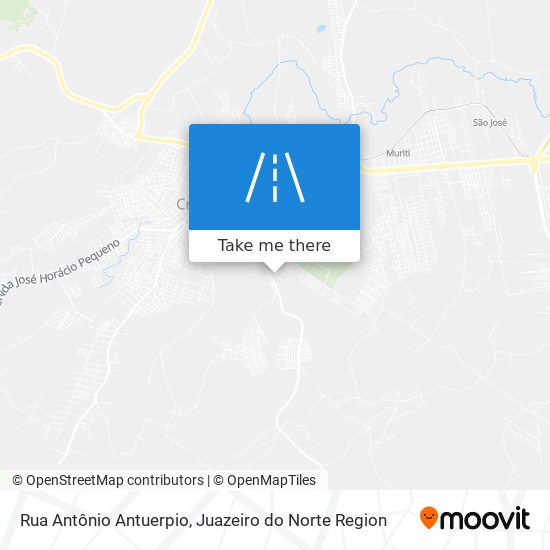 Rua Antônio Antuerpio map