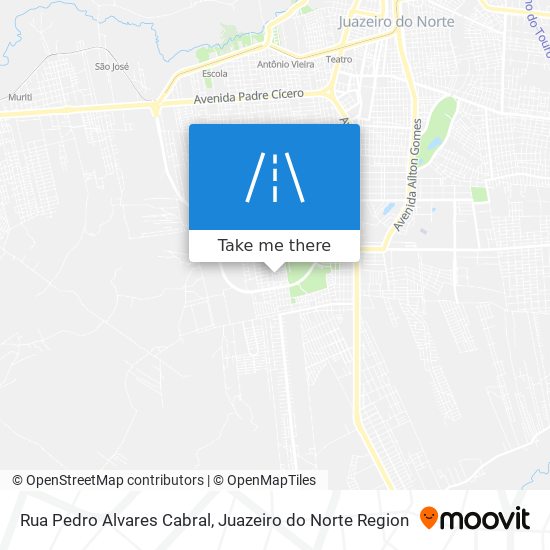 Mapa Rua Pedro Alvares Cabral