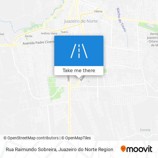 Mapa Rua Raimundo Sobreira