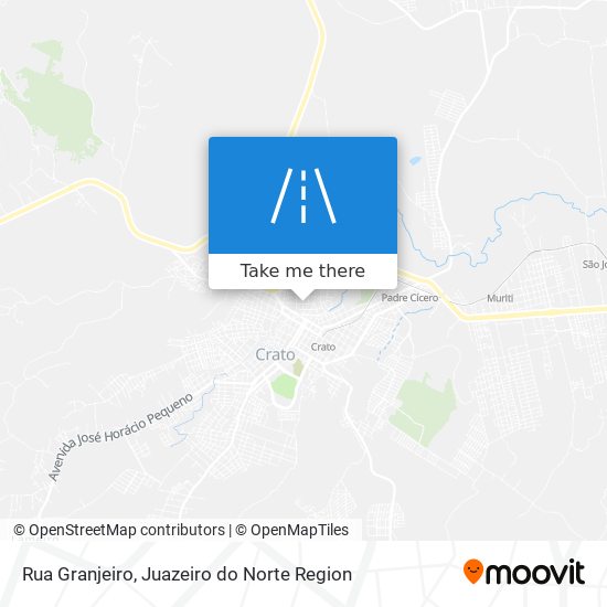 Rua Granjeiro map
