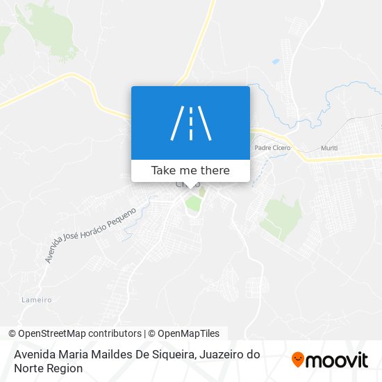 Mapa Avenida Maria Maildes De Siqueira