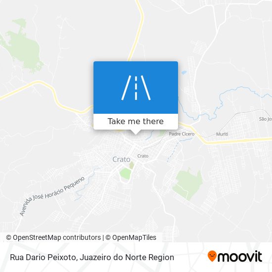 Mapa Rua Dario Peixoto
