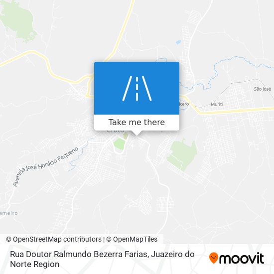 Mapa Rua Doutor Ralmundo Bezerra Farias