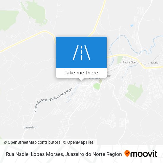 Mapa Rua Nadiel Lopes Moraes